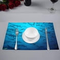 thumbnail image 2 of MKHERT Cool School of Hammerhead Fish in The Blue Galapagos Placemats Table Mats for Dining Room Kitchen Table Decoration 12x18 inch,Set of 4, 2 of 4