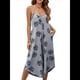 thumbnail image 1 of Vestidos Bohemios Tipo Mameluco para Mujer, Ropa Extravagante, Ropa Hippie, Conjunto Elegante de una Pieza. Gris XXL, 1 of 7