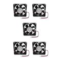 thumbnail image 2 of Youkk Cooling Fan Computer CPU Cooler Laptop Desktop Cooling 7cm Gaming Computer Accessory 7x7x2. 5cm 5Set, 2 of 6