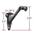 thumbnail image 4 of Design House 182006 Support de Main Courante Standard & 44; Nickel Satiné - Pack de 5, 4 of 6