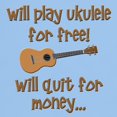 thumbnail image 3 of CafePress - Funny Ukulele Light T Shirt - Men's Classic Graphic T-Shirt, 3 of 4