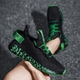 thumbnail image 6 of Rotm Women'S Walking Shoes Women & Mens Running Shoes Tennis Walking Gym Lightweight Workout Slip on Athletic Fashion Sneakers Green,36, 6 of 7
