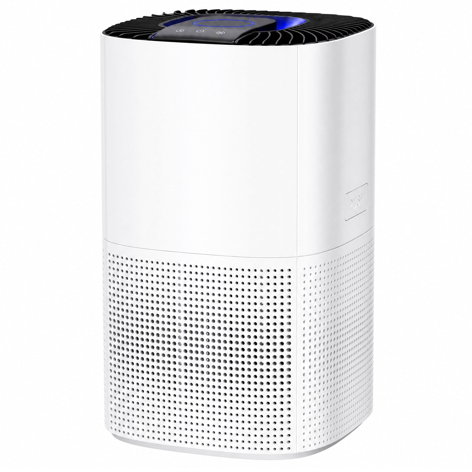 Kissair Air Purifier for Bedroom, H13 True HEPA Filter, 1100 Sq.ft, Quiet Sleep Mode, TVOC Sensor & Touchscreen, 3 Fan Speeds, Timer, Compact Air Cleaner for Home, Office