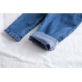 thumbnail image 7 of KIDSCOOL SPACE Baby Boy Girl Ripped Denim Cute Workwear,Fashionable Kids Jean Overalls, 12-18 Months, 7 of 7