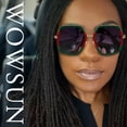thumbnail image 2 of Gafas de Sol WOWSUN Oversize de Moda para Mujer UV400, 2 of 6