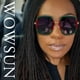 thumbnail image 2 of Gafas de Sol WOWSUN Oversize de Moda para Mujer UV400, 2 of 6