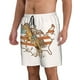 thumbnail image 2 of Balery Vintage Wild West Cowboy Traje de Baño Estilo Hawaiano para Hombre, Shorts de Secado Rápido con Bolsillos-Medium, 2 of 6