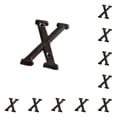 thumbnail image 1 of Wosthever Letras de Metal para casa, decoración de hierro impecable, placa para puerta, amplia aplicación, duradera y resistente al óxido, B17--X 10Conjunto, 1 of 6