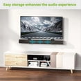 thumbnail image 5 of Soundbar Mount 8-13CM Adjustable Speaker Wall Storage Shelf, 5 of 5