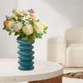 thumbnail image 4 of Meitianfacai Plastic Imitation Glazed Vase Living Room Flower Arrangement TV Cabinet Decoration Dried Flower Decoration Flower Pot Flower Utensil, Green, 4 of 6