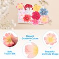 thumbnail image 3 of Uxcell Fake Silk Flower Heads Artificial Cherry Blossom Faux Flower Heads for DIY Craft Wedding Party Home Wreath Decoration Bright Red, 3 of 6