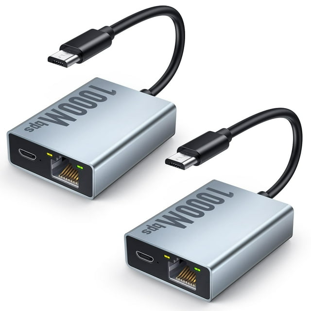 Adaptador Ethernet ELECTOP 1000 Mbps para Fire TV Stick 4K x2