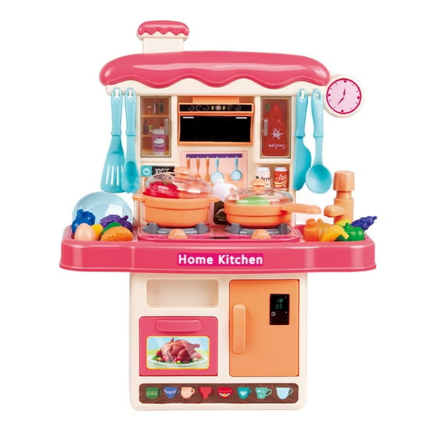 Mini Kitchen Toy Set With Realistic And Sound Spray Simulation