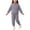 Gray, variant on Taqqpue Toddler Girls Solid Color Sweatshirt Casual Pants Set 0-10T | Long Sleeve Crewneck Pullover Tops Joggers,Girls Sweatsuits, Cute 2Pcs Infant Fall Winter Keep Warm Fleece Outfits for Kids