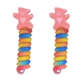 thumbnail image 1 of Fiudx Anillos para El Cabello con Lazo, Lindas Gomas para El Cabello, Suaves con Diseño Elástico, Ajustables para Un Peinado Fácil, Perfectos para Mañanas Ocupadas, Ideales para Niñas, Vienen En Dos, 1 of 4