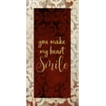 thumbnail image 2 of Kimberly, Allen 18x32 White Modern Wood Framed Museum Art Print Titled - Smile, 2 of 4