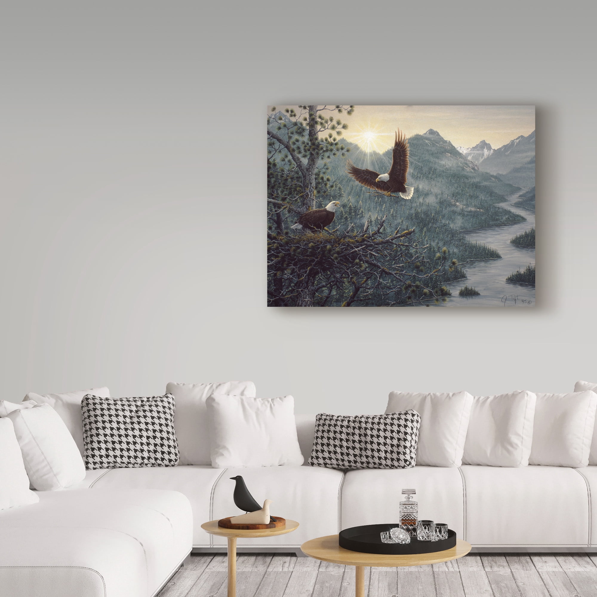 Trademark Fine Art 'Eagles Nest' Canvas Art by Jeff Tift