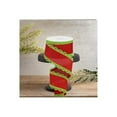 thumbnail image 4 of 2.5" Scalloped Edge Ribbon: Red/Lime Green (10 Yards), 4 of 4