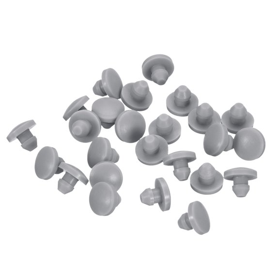 36 Pack Silicone Hole Plug, Gray Rubber Round Hole Plugs Fit for Bottle Pipes 4.5mm Inner Diameter
