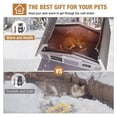 thumbnail image 3 of JTAOT Outdoor Cat House 100% Insulated Weatherproof Feral Cat Shelter for Winter, Outside Cat Enclosure Fully Insulated, 3 of 7