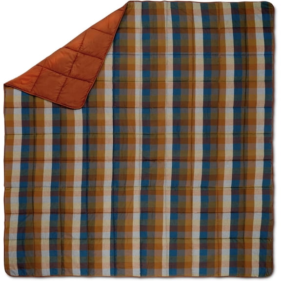 Kelty Wayback Biggie Blanket, Oversized Camping Blanket, Fits Queen Sized Bed, Organic Cotton Flannel, Machine Washable