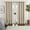 Taupe, variant on Eclipse Allure Chevron Draft Stopper, 100% Blackout Grommet Top Curtain Panel, Gray, 50 x 95