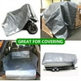 thumbnail image 6 of LUVCMFT 6*10ft Tarps Heavy Duty Waterproof 10 Mil Silver Tarp Cover UV Resistant Rip and Tear Proof Tarpaulin, 6 of 8