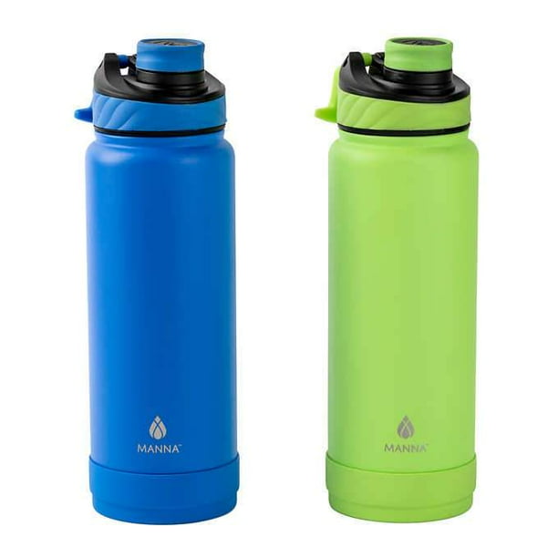 Manna Stainless Steel Convoy 32oz Water Bottle, 2pack