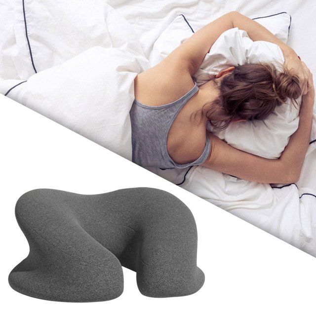 BELOVING Face Cradle Comfortable Portable Multifunction Massage Table Cradle Neck Pad Dark Gray