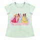 thumbnail image 1 of Playera Para Niña Disney Princesas Cuello Redondo Manga Corta Talla 4 Verde, 1 of 2
