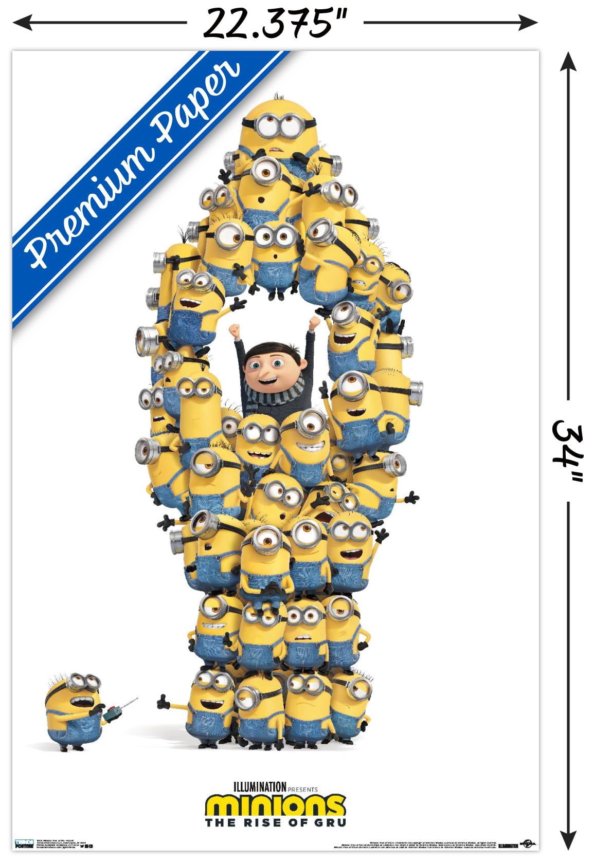 Illumination Minions: Rise Of Gru - Rocket Wall Poster, 22.375" x 34"