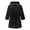 Black, variant on RXMEKW Boys and Girls Bathrobe,Flannel Hooded Robe with Belt
