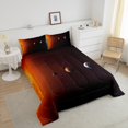 thumbnail image 3 of Universe Themed Bedding Twin Size Outer Space Comforter Set for Boys Girls Solar System Bedding Comforter Sets Universe Room Decor Duvet Insert for Teens Kids Galaxy Planet Quilt with 1 Pillowcase, 3 of 5