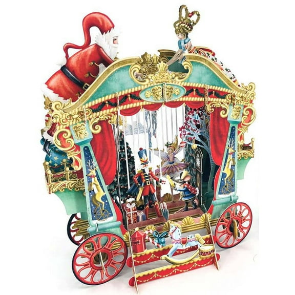 Paper D'Art : Christmas Puppets 3D Pop Up Laser Cut Christmas Card