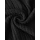thumbnail image 5 of INSPIRAR CHIC Conjunto de Pijamas de Mujer de Punto Acanalado con Cuello en V y Manga Larga con Pantalones Ropa de Dormir Casual Tallas XS Negro, 5 of 6