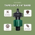 thumbnail image 2 of Tape Loc x 1/4" Barb 100pk, 2 of 5