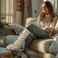 thumbnail image 2 of COEQINE Highland Cow Leg Cast Cover Cactus Cast Sleeve for Foot Leg Protector Size M Below The Knee Leg Cast Sleeve Fashionable Leg Cast Cover Sock After Surgery Gifts, 2 of 7