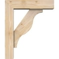 thumbnail image 3 of Ekena Millwork 5 1/2"W x 20"D x 24"H Funston Block Smooth Bracket w/ Offset Brace, Douglas Fir, 3 of 25
