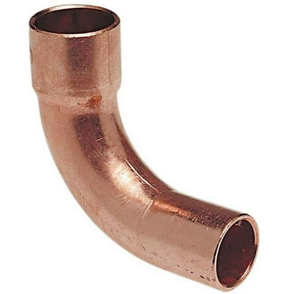 Nibco 90 Deg Long Radius Elbow,Wrot Cu,1-1/4" 607-2LT 11/4