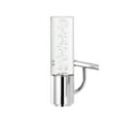 thumbnail image 2 of JONATHAN Y Bolha 18" 3-Light Minimalist Modern Bubble Acrylic/Iron Integrated LED Vanity Light, Chrome, 2 of 8