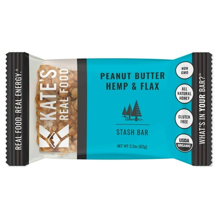 PEANUT BUTTER HEMP & FLAX STASH BAR