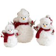 thumbnail image 2 of Adornos de muñecos de nieve de peluche Tejido de punto Feliz Navidad Muñecos de nieve de Navidad Regalos Feliz Año Nuevo 2025 Decoración, 2 of 5
