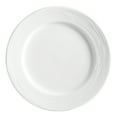 thumbnail image 4 of Safdie & Co. 12-Piece Round Rim Wave Dinnerware Set, White, Embossed, 4 of 5