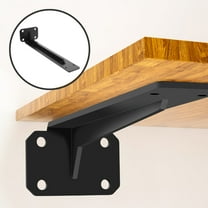 SEWCHICS Wall Mounted Shelf Bracket Cold-rolled Steel 1Set 9.8In