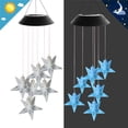 thumbnail image 4 of Worallymy Lámpara de carillón de viento con cambio de color de luz solar LED para exteriores luz colgante decorativa estrella Worallymy JD735801677, 4 of 7