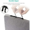 thumbnail image 4 of KOMI 13-14 inch Laptop Sleeve Case Protective Computer Cover for 14" MacBook Pro M2 M1 / 14.4" Surface Laptop Studio / 13.5" Surface Book 3 / ThinkPad X1 Carbon / P14s T14 E14 / HP, Grey, 4 of 7