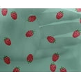 thumbnail image 4 of oneOone Georgette Viscose Fabric Raspberry Fruit Print Sewing Fabric BTY 42 Inch Wide, 4 of 4