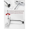 thumbnail image 5 of Zinc Alloy Adjustable Automatic Door Closer - For Home or Commercial Use - White, 5 of 5