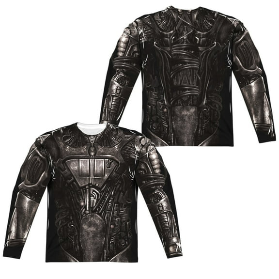 Star Trek - Borg Costume (Front/Back Print) - Regular Fit Long Sleeve Shirt - Large