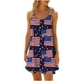 thumbnail image 2 of SMihono Robe Maxi Bohème d'Été pour Femmes Grande Taille Robes de Plage Femmes Aguichant Hawaïenne Tropicale Imprimée Sans Manches à Bretelles Robe Mini d'Été Ample Confortable Robe Bohème de Plage Robe Évasée de Plage, 2 of 5